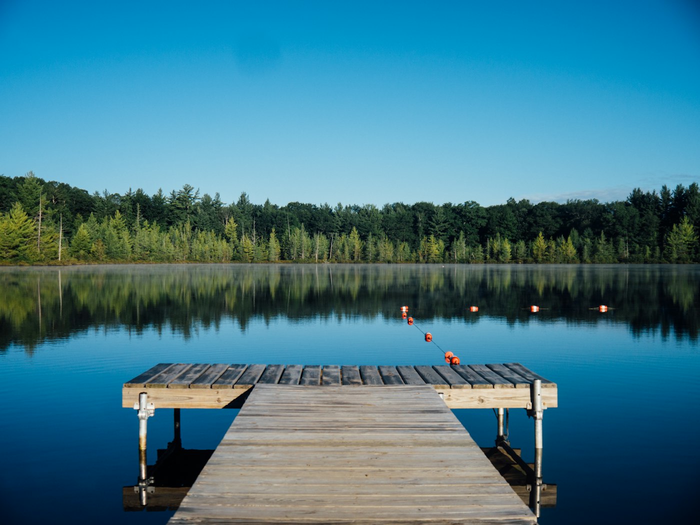 Clear mountain lake